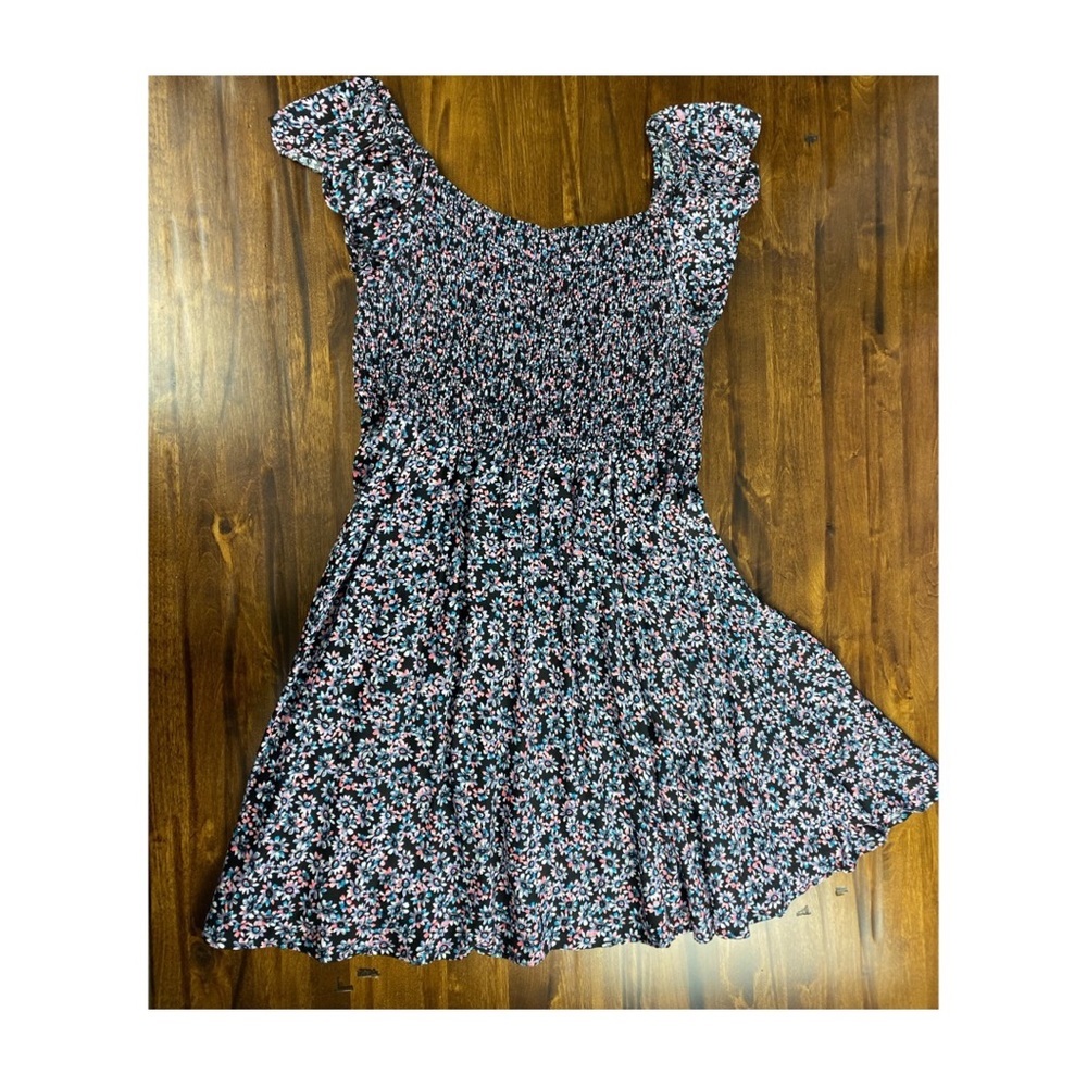 2X Floral Off-The-Shoulder Smocked Torrid Dress